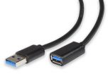 AVlink USB 3.0 Type-A Plug to Type-A Socket Leads, 1.5m length