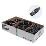 Neutrik XLR 3-Pin Female Cable Socket Black NC3FXX-BAG-D (Pack of 100)