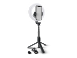 Mackie mRING-6 – 6” Battery Powered Ring Light with Convertible Selfie Stick/Stand and Remote