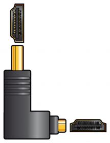 av:link Adaptor HDMI RA Plug - HDMI Socket - 122.399UK