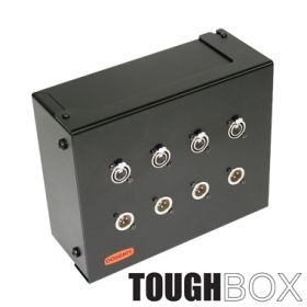 Doughty  T78225 Tough Box With 8 X Xlr Connectors Fitted