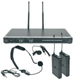 Chord NU20-N NU20 Dual UHF Beltpack with Neckband + Lavalier Mic - 171.926UK