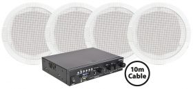 Adastra 4 x RC5 Ceiling Speakers + A22 Package 300.006UK