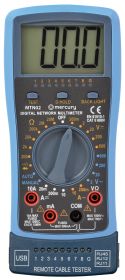Mercury Professional Digital Multimeter with Network and USB Cable Tester 600.107UK