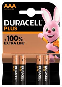 Duracell AAA Duracell Plus power - 4 Pack 656.941UK