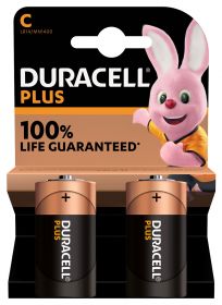 Duracell C Duracell Plus power 2 Pack 656.942UK