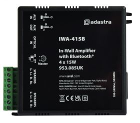 Adastra IWA415B In-wall Amplifier with Bluetooth 4 x 15W 953.085UK