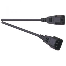 Eagle 3 Pin IEC Line Plug to IEC Line Socket Extension Lead 10A Lead Length (m) 2 (A145GB)