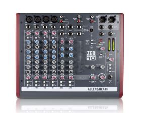 Allen & Heath ZED 10 4 Mic/Line Inputs, 2 Stereo, USB