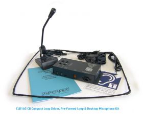 Ampetronic CLD1AC-CD - Compact Loop Driver, Desktop Microphone