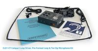 Ampetronic CLD1-CT - Compact Loop Driver with Tieclip Microphone  