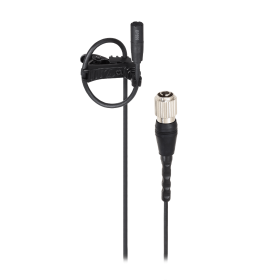Audio Technica Omni Condenser Lavalier Microphone CH Connector Black