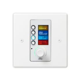 BSS EC-4BV, White, Ethernet Controller with 4 Buttons and Volume Control