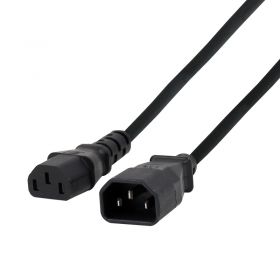 LEDJ 0.5m IEC Male - IEC Female Cable