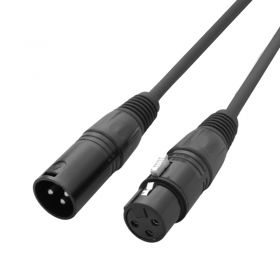 LEDJ 5m 3-Pin Male XLR - 3-Pin Female XLR DMX Cable
