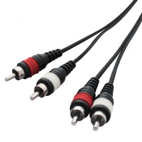 W Audio 3m 2 x Phono - 2 x Phono Cable