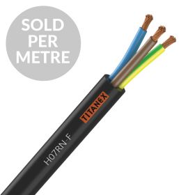 Titanex H07-RNF 25mm 3 Core Rubber Cable - Cut Length