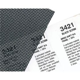 Rosco 3421 Cinegel Neutral Density Filter -  Black Scrim Roll