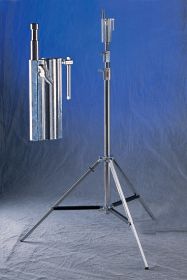 Doughty G2031, Pee Wee Stand, Double Riser, 1.75m, Chrome