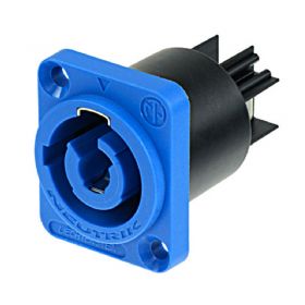 Neutrik PowerCON A-type Chassis Connector Blue NAC3MPA-1