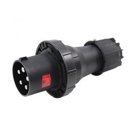 PCE 125A 415V 3P+N+E Black Plug (045-6xs)