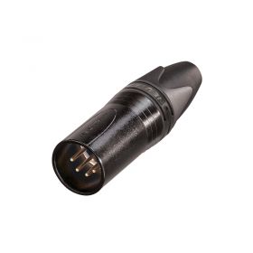 Neutrik XLR 5-Pin Male Cable Plug Black NC5MXX-B
