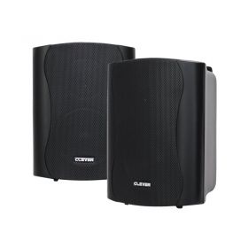 Clever Acoustics BGS 25T 100V Black Speakers (Pair)
