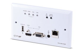 CYP PUV-1602TXWP 5-Play HDBaseT Transmitter VGA/HDMI Wallplate