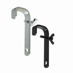 Doughty T20107, Standard 50mm Straight Hook Clamp, Silver