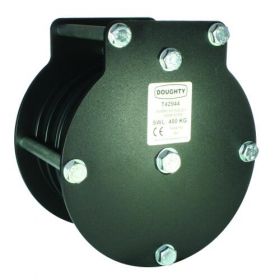 Doughty T42924 - 200mm Quad HD Pulley for Wire Rope