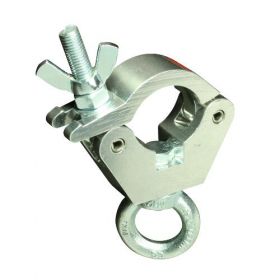 Doughty T58990 Atom Hanging Clamp, To Suit 38mm, Polished Ali.