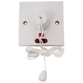 Eagle  Ceiling Pull Switch with Neon 45A  (E301JB)