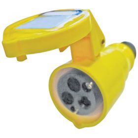 Eagle  110 V Yellow 16 A 3 Contact High Current In-line Socket  (E302AB)