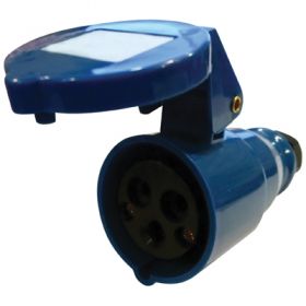 Eagle  230 V Blue 16 A 3 Contact High Current In-line Socket  (E302AGG)