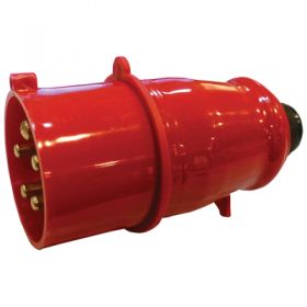 Eagle  400 V Red 32 A 5 Contact High Current In-line Plug  (E302BP)