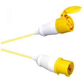 Eagle   32A 110V Yellow High Current Extension Lead 4mm - 12M Length  (E303AD)