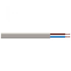 Eagle  Oval / Flat 2 Core 0.75mm PVC Flex 5A 2192Y (100m) Lead Length (m) 100 (E471)