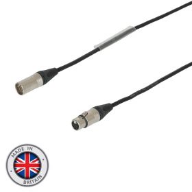 eLumen8, 5-Pin Neutrik Male - Female XLR eLumen8 DMX Cable, 500mm length
