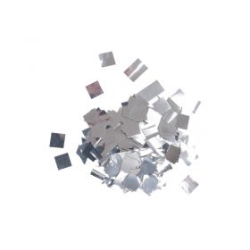 Equinox Loose Confetti Squares 17 x 17mm - Metallic Silver 1kg