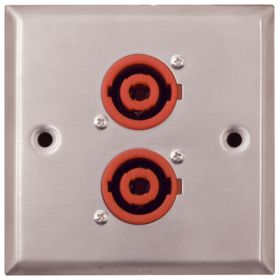 Eagle  Metal AV Wall Plate with 2 x 4 Pole Connectors  (F267XH)