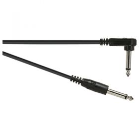 SoundLAB Standard Right Angled Guitar Lead With Straight Cable 3m Lead Length (m) 3