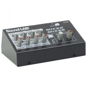 SoundLAB Soundlab 4 Channel Stereo Microphone Mixer