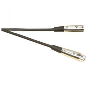 SoundLAB Standard 3 Pin XLR Plug to XLR Line Socket Microphone Lead 20m Lead Length (m) 20