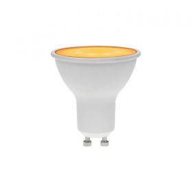 Prolite 7W Dimmable LED GU10 Lamp, Amber