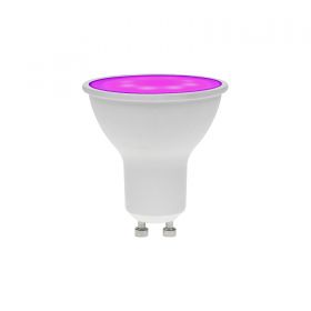 Prolite 7W Dimmable LED GU10 Lamp, Magenta