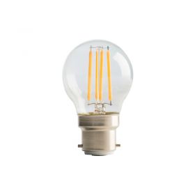 Luceco 4W LED Clear Golf Ball Filament Lamp, B22 2700K