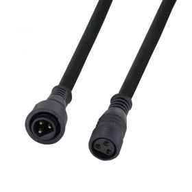 LEDJ 2m Exterior Spectra Series Power 3-Pin Male - Female Cable