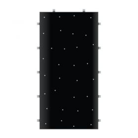 LEDJ Black Starlit 2ft x 4ft Dance Floor Panel