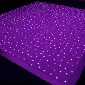 LEDJ Black RGB Starlit Dance Floor System 12ft x 12ft