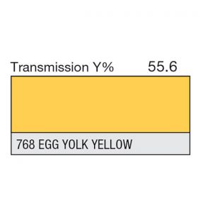 LEE Filter Full Sheet 768 Egg Yolk Yellow